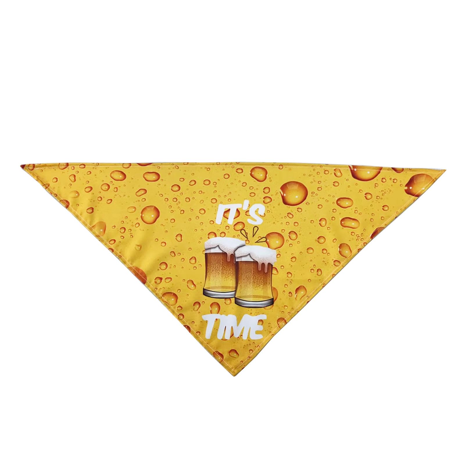 FUNAT Pet Summer Bandanas Saliva Towel, Single Layer Printed Dog Cat Triangular Scarf, Pet Beach Travel Outdoor Scarf - Image 3