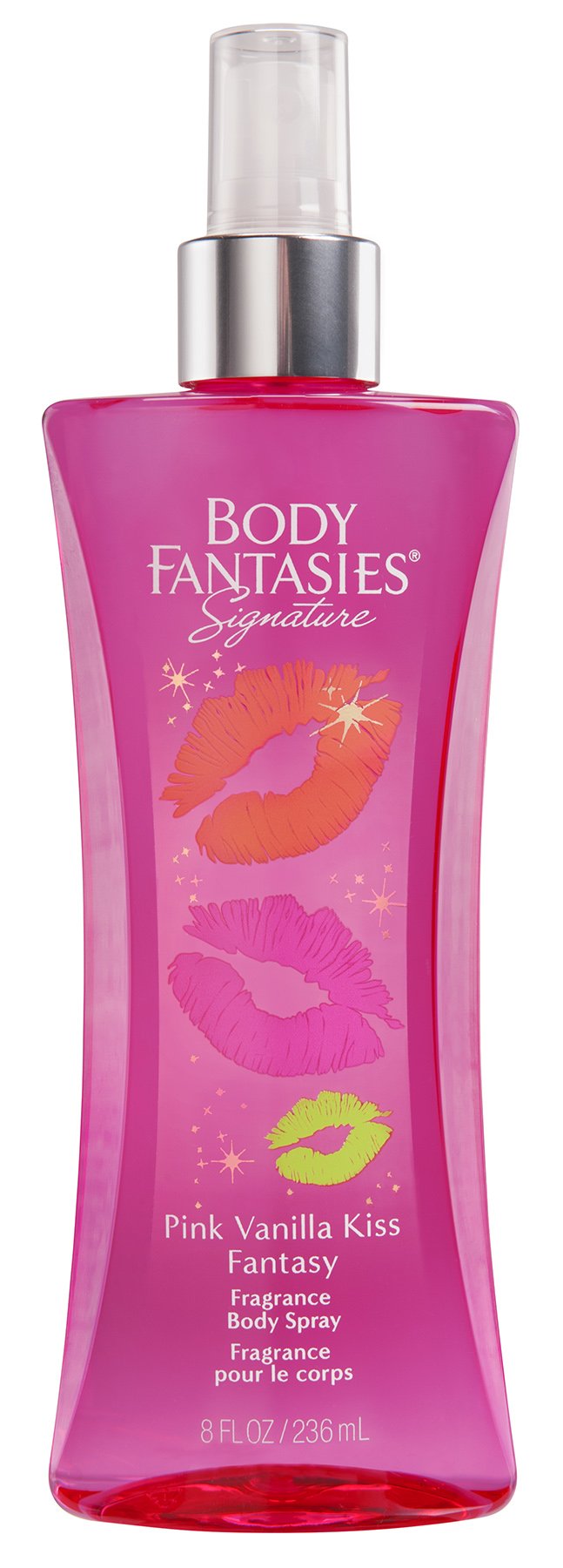Body Fantasies SIGNATURE Women's Pink Vanilla Kiss Fantasy Body Spray, 8 Oz, 236 ml (BF44)-image-4