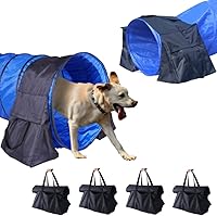 Vista 8 de Japard Japard - Equipo de agilidad para perros, paquete de 2 bolsas de arena tipo túnel, sujeta un extremo, solo bolsas de sujeción, herramienta