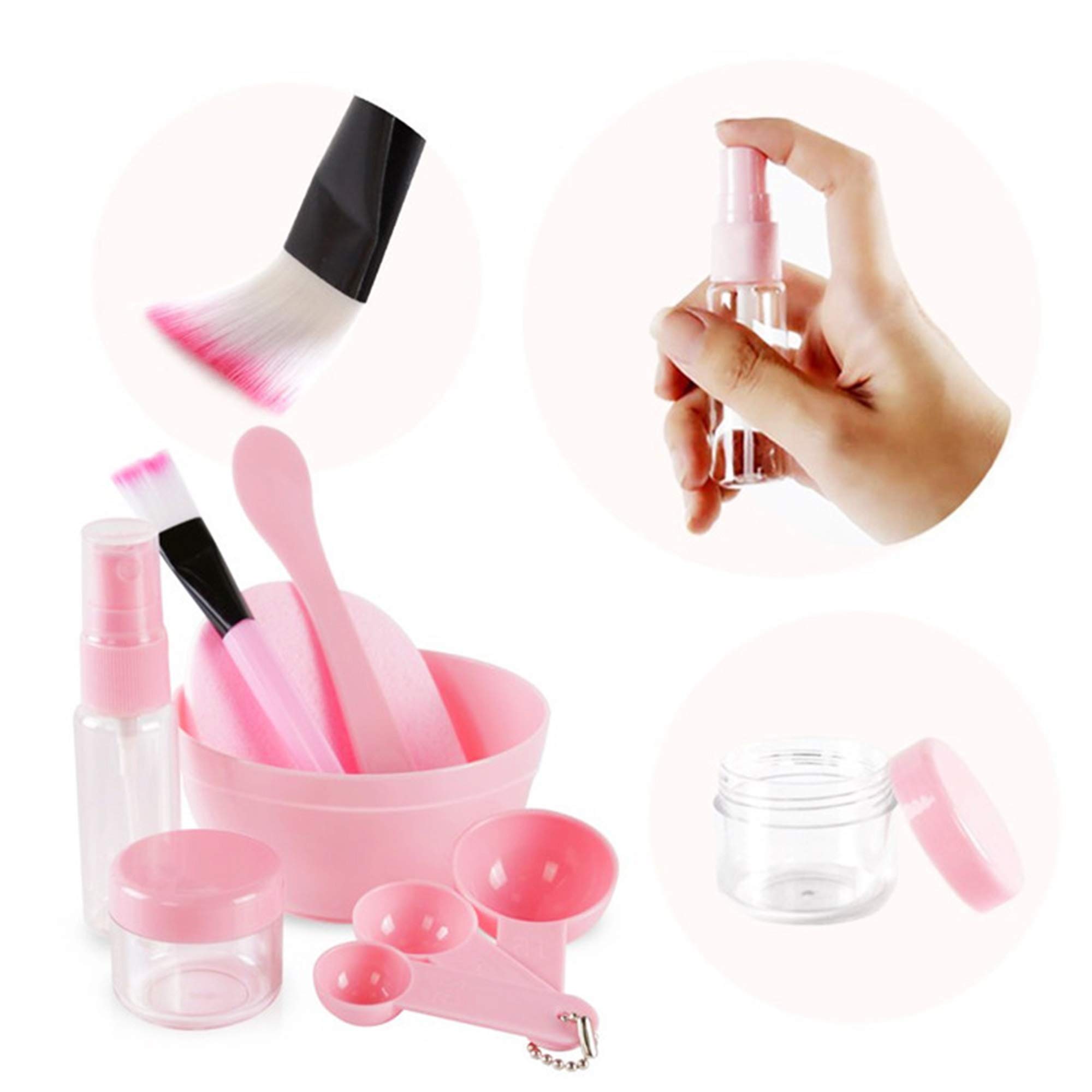 Gesichtsmasken-Set 6-teilig – Mit Schale, Pinsel, Spatel & Messlöffeln Für DIY-Hautpflege