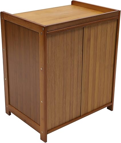 Miniatura 4 de TFCFL Mesita de noche moderna, mesa auxiliar bohemia con 3 cajones, mesita de noche decorativa de mediados de siglo, mesa auxiliar para sofá de pie