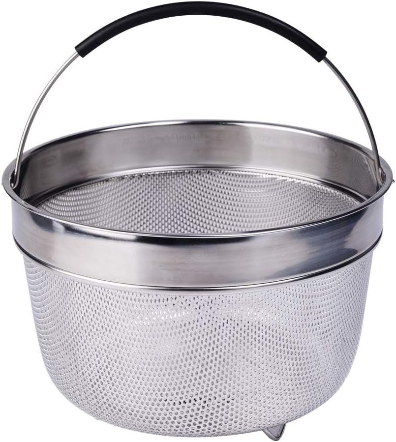 The Original Instant Pot Accessories 8 qt Steamer Basket with Silicone Handle