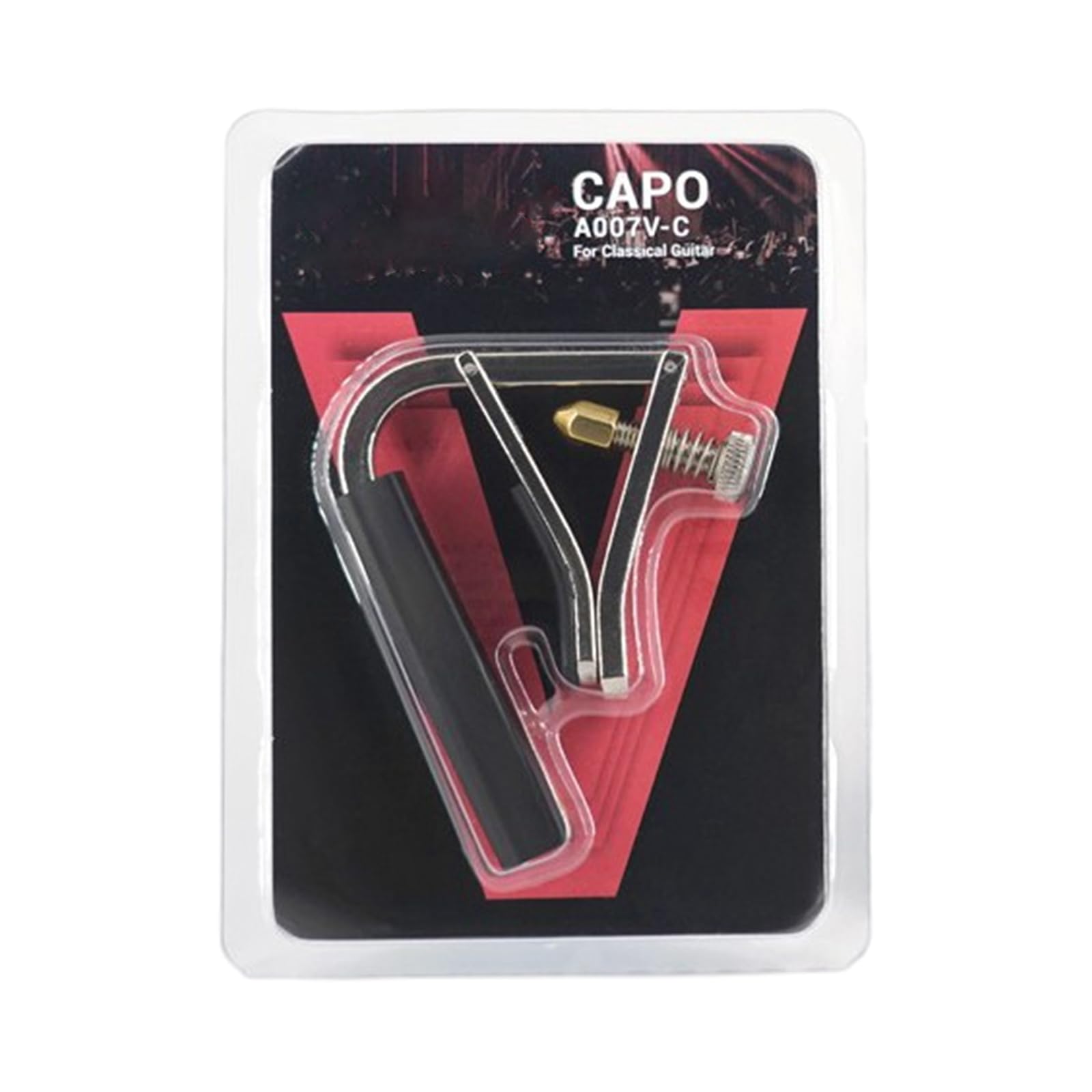oringnat Adjustable Metal Guitar Capo A007V Guitar Capos for Acoustic and Electric Guitars Guitar Capos Easy to Use
