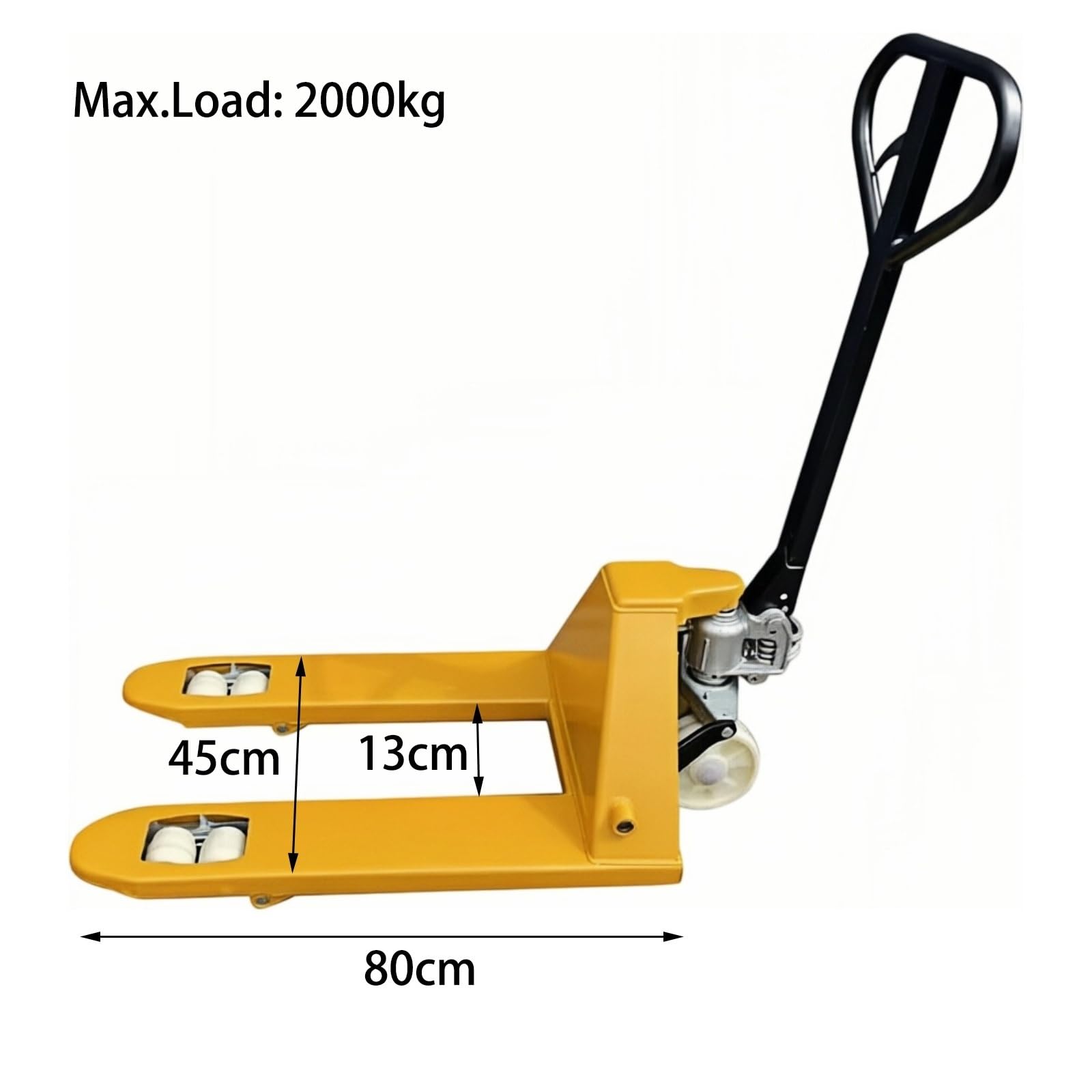 Pallet Jack manuale della forcella corta dell'impilatore del pallet per la movimentazione del materiale del magazzino dello spazio stretto