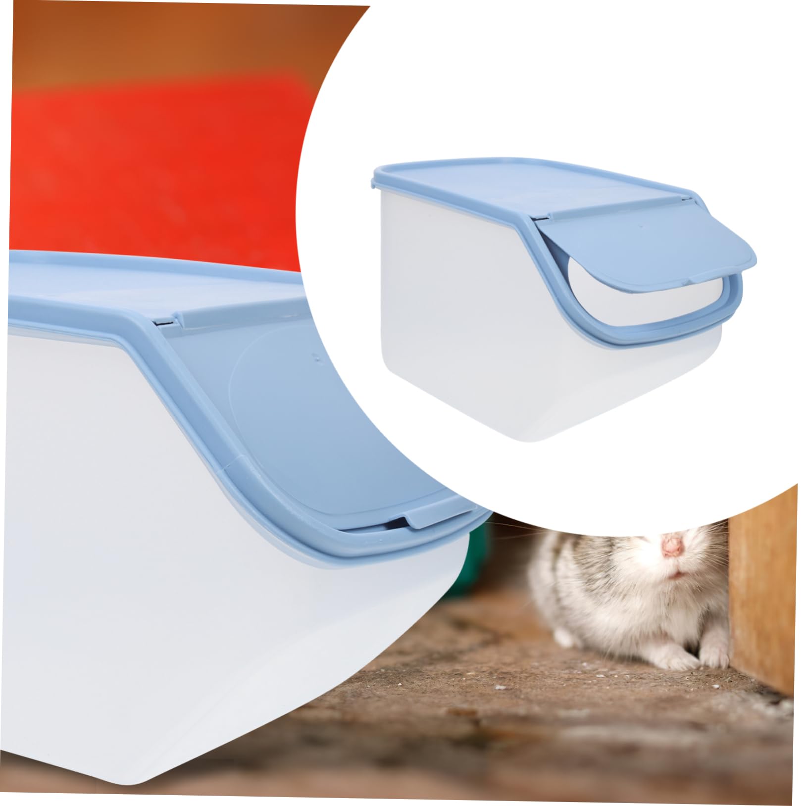 WOONEKY Multifunktions-badewanne Für Haustiere – Sandbadebox Für Chinchillas Und Hamster – Empfindliches Badezimmer – Robust Und Verschleißfest