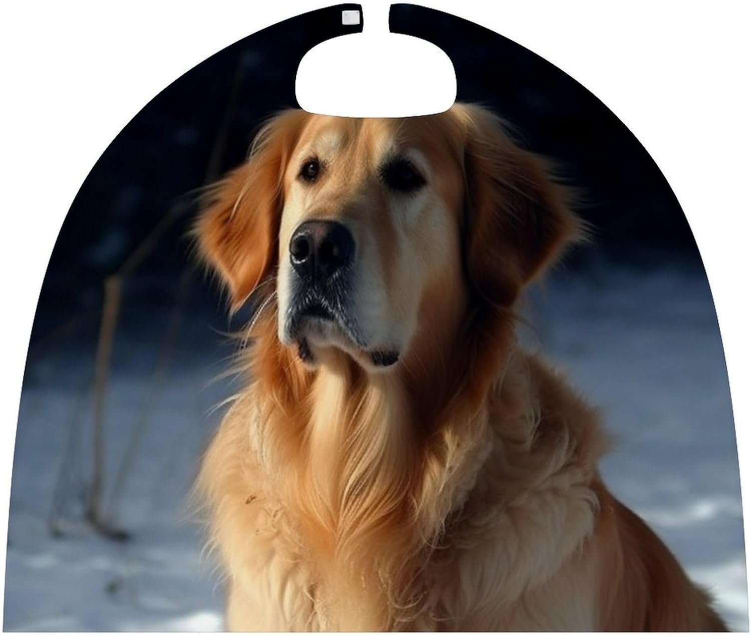 Renaissance Cape Halloween Costume for Men Women Golden Retriever Vintage Capelet for Cosplay Parties Golden Retriever