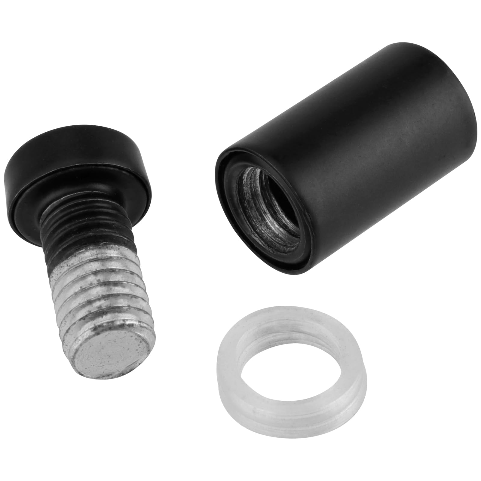 YUENPUN 30 PCS Black Stand Off Wall Fixings, Stainless Steel Sign Standoffs Screws Wall Mount - Image 4