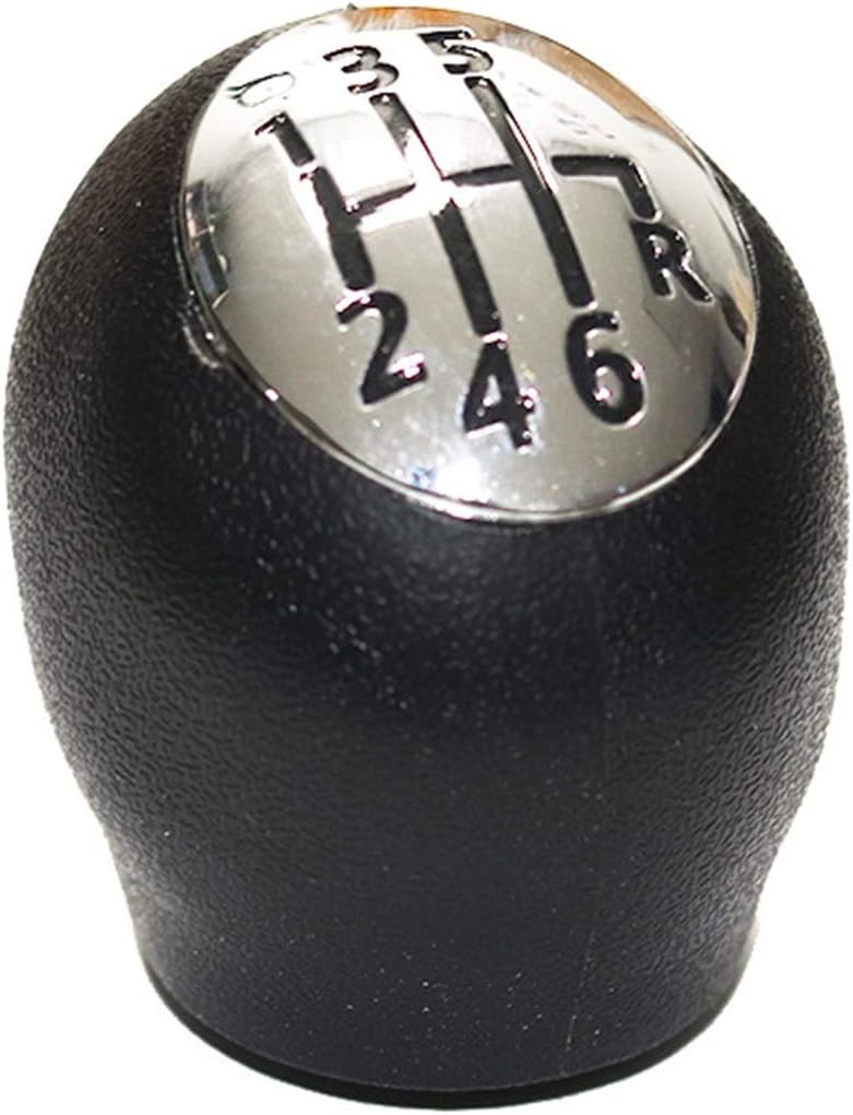 Vernacular 6 velocidades de plástico Coche de alineamiento de la Perilla de la Perilla de la Palanca Gaitor Fit Fit for Renault Megane Clio Scenic Fit para Vauxhall Opel (Color Name : 1 2 3 4 5 6 R)