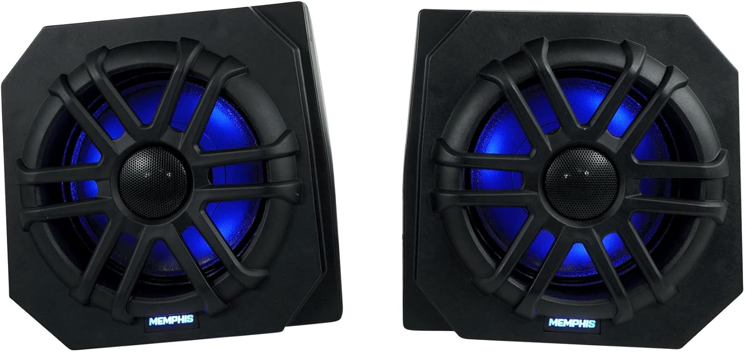 Memphis Audio RNGR65FE 75W Speaker Pods 6.5-Inch, High-Performance Sound, Durable Build, Easy Installation, Perfect for 2013-17 Polaris Ranger XP900 Owners