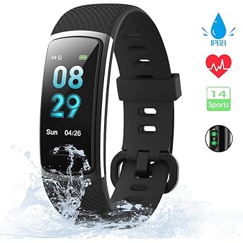 YONMIG Pulsera de Actividad, Pulsera Inteligente Impermeable IP68 ...
