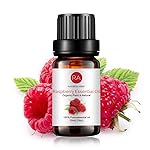 Raspberry Essential Oil, 100% Pure Organic Natural Aromatherapy Raspberry Oil for Diffuser, Massage, Yoga, Meditation, Bath, Skin Care (10ml)