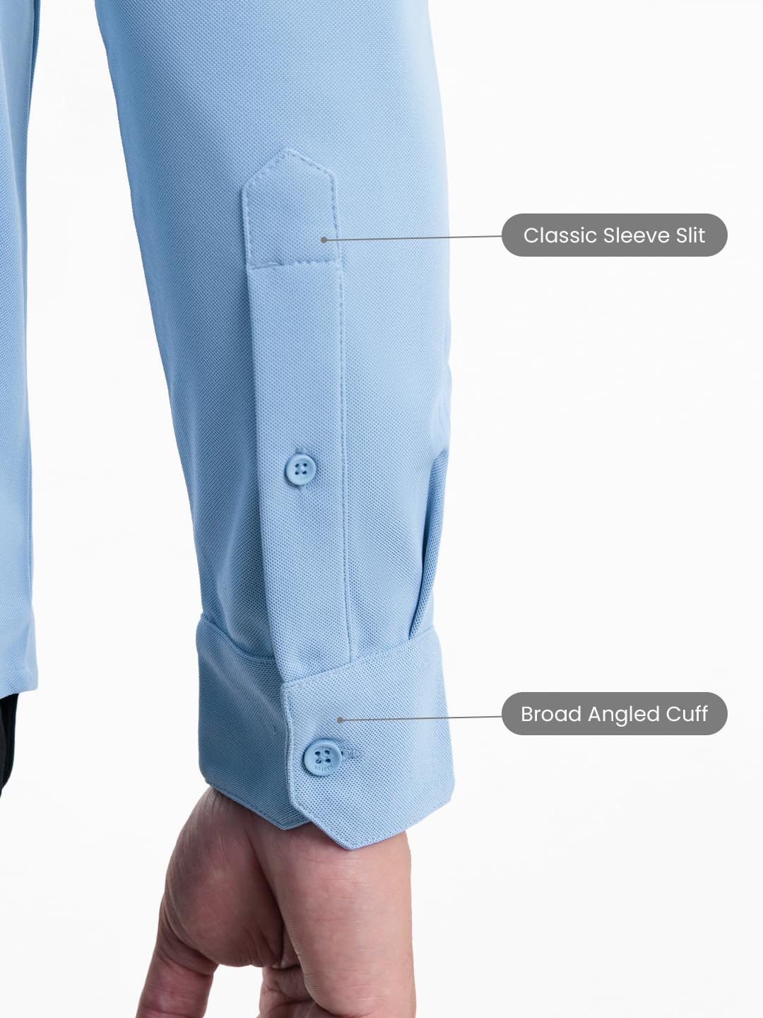 61eCViF64WL._SL1440_ Workday Shirt with Tie Collar for Men |Long Sleeve| Regular Fit| Superior Stretch| Wrinkle Free| Shape Retention| Detachable Collar Bone| Anti-Viral Finish| UPF 50+