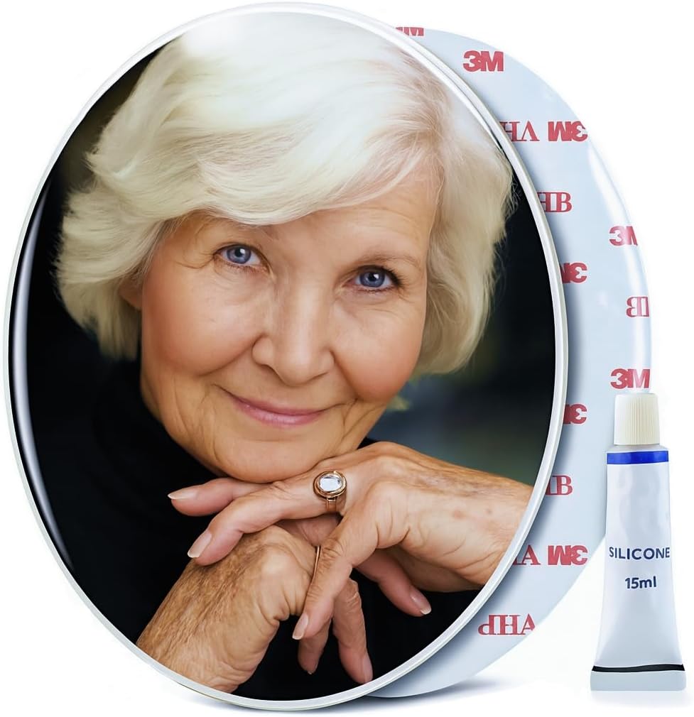 Weatherproof Ceramic Memorial Photo for Garden Headstones & Backyard Tributes – Fade-Proof USA-Made Plaque