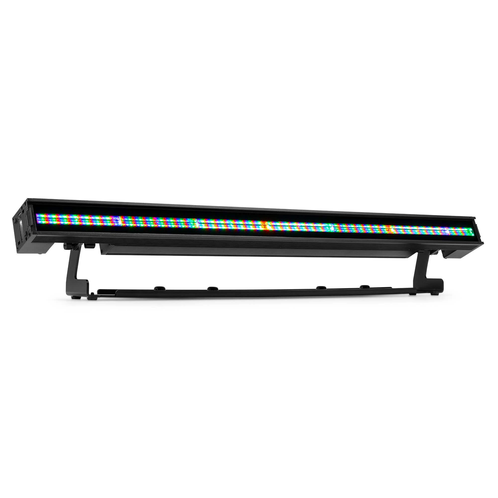 BeamZ Pro DOTBAR CYC1 Outdoor Wall Wash LED Light Bar, DMX, RGB Colour Mixing, IP65 Weatherproof Light Bar for Architectural Lighting, Festivals, and Exterior Stage Backdrops.