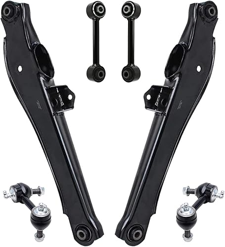 Miniatura 1864 de Detroit Axle - Kit de suspensión delantera de 10 piezas para Chevy Aveo Aveo5 Pontiac G3 Wave 2 Ready Struts Assembly 2 Enlaces de barra