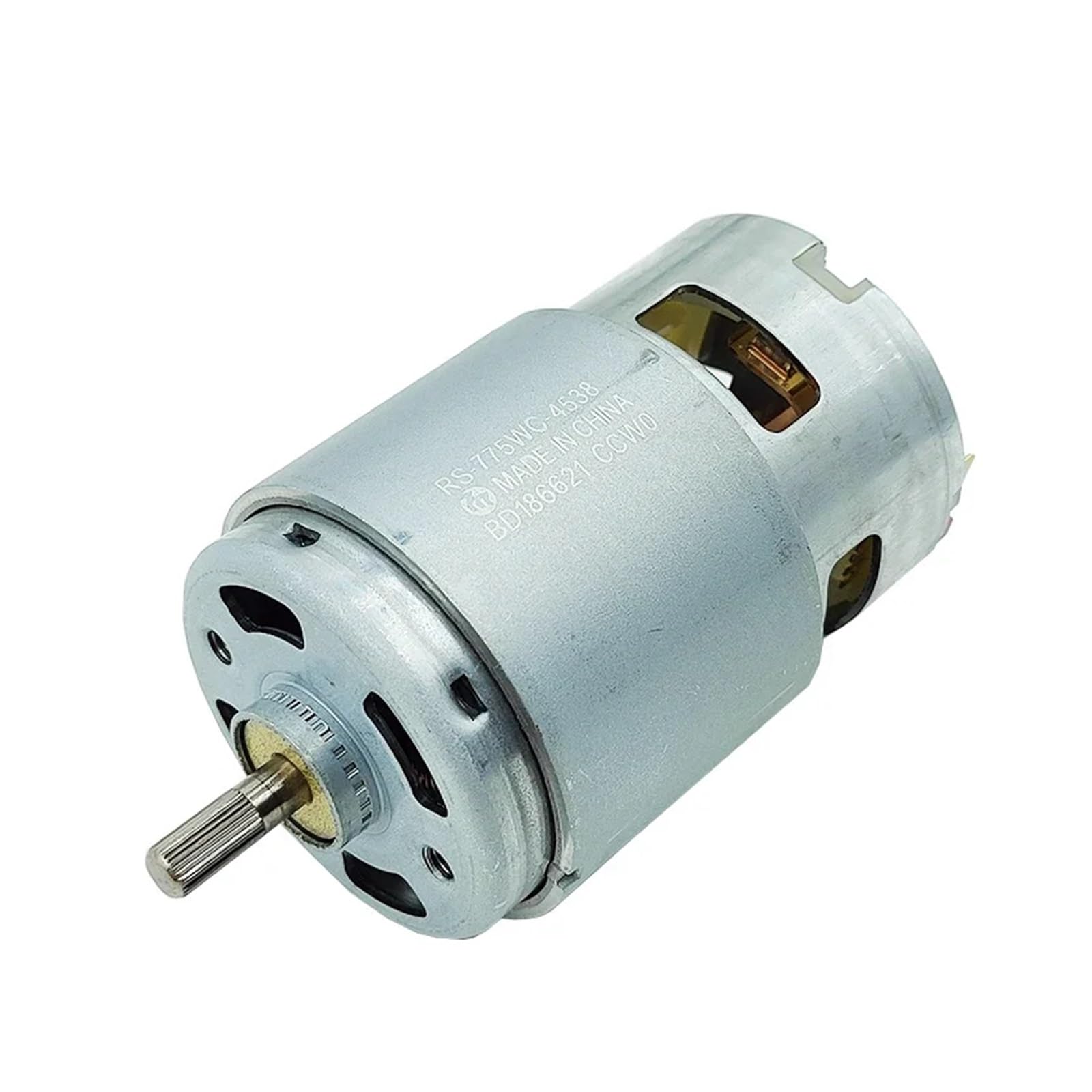 GYQYJPFZM RS-775WC-4538 electronic starter DC 12V 18V 24V 8600RPM Large Torque Dual Shaft Knurled shaft DIY Tools Polishing machine