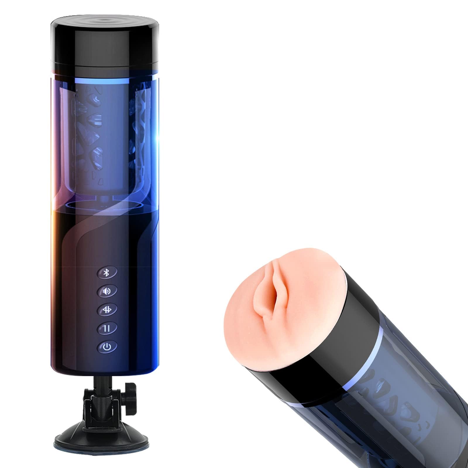 Cup Mâsturbatéur Homme Automatique Electrique Va Et Vient Vibrant Chauffant Succion Mâsturbatéur Masculin Tasse D'Avion Vibrante Rechargeable Pour Hommes Vaginette Silicone Pour Homme