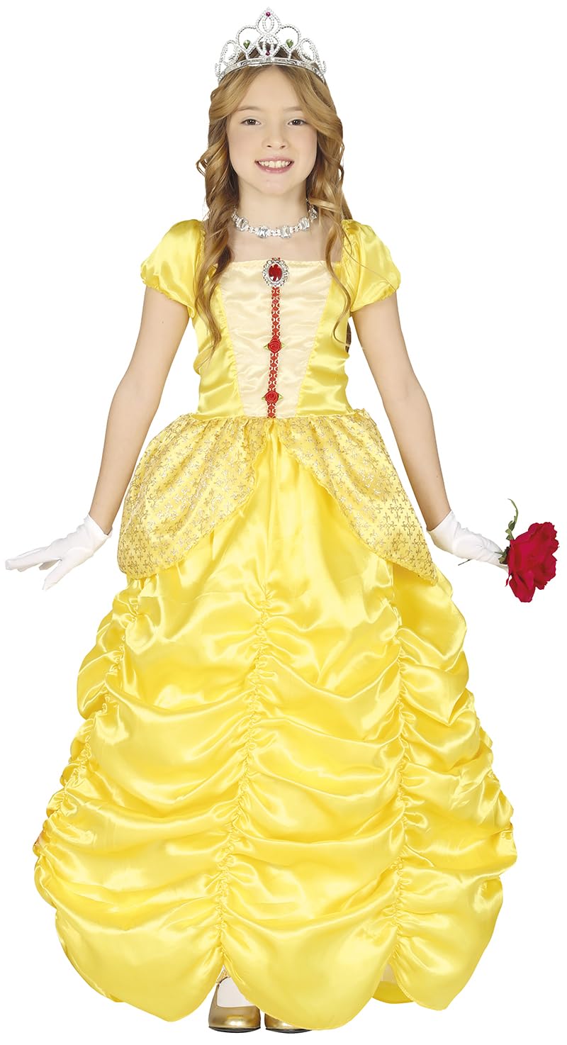 FIESTAS GUIRCA Yellow Princess costume for a girl