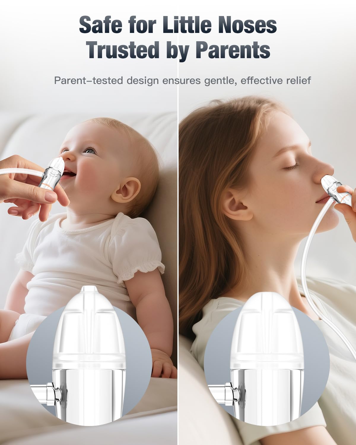 Aspirador nasal para bebé