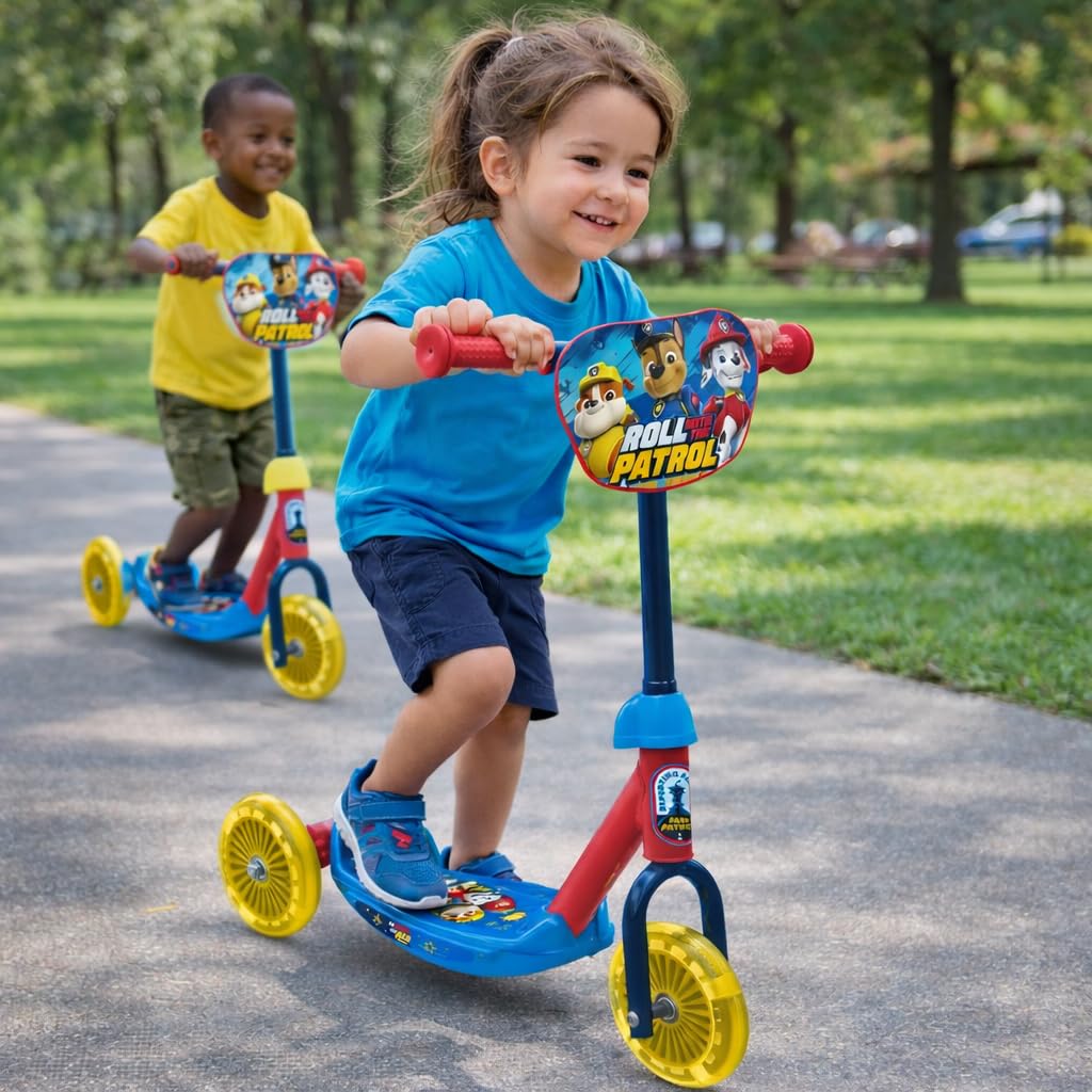 Patinete infantil de la Patrulla Canina Skye Stitch Spiderman, 3 ruedas, unisex, para niños y niñas a partir de 3 años, máx. 20 kg