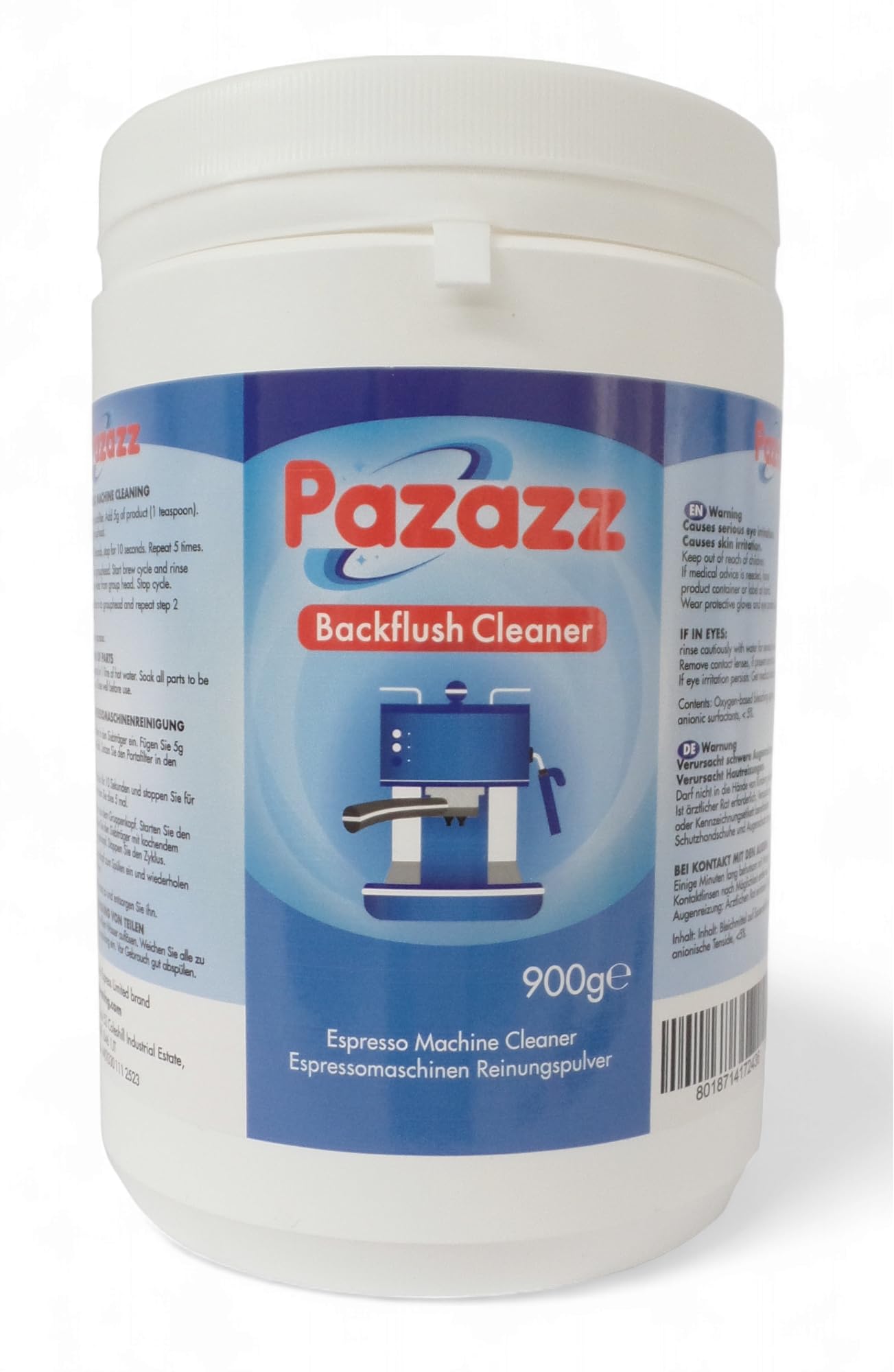 PazazzCoffee Residue Remover & Backflush Cleaning Powder For Espresso Machine Group Head Grouphead