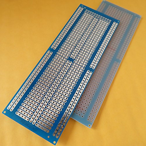 3stk 4.8x13.3cm Streifenraster Veroboard Stripboard Prototype Paper PCB Platine Leiterplatte Universal Experiment Matrix Circuit Board FR4 Fiberglass Cover