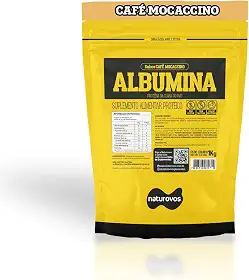 Albumina Sabor Mocaccino 1Kg, Naturovos