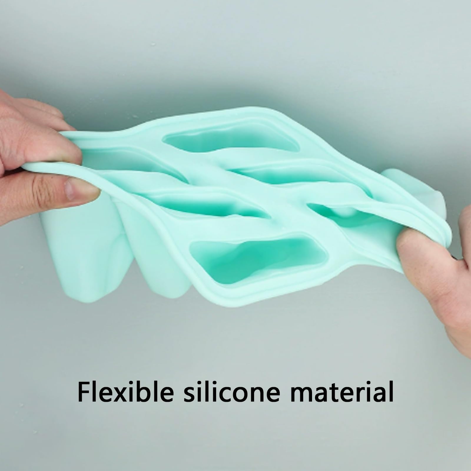 2 Piezas, Moldes Helados Silicona, Molde para Helados