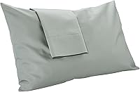 Vista 26 de MyPillow Giza Dreams - Juego de fundas de almohada 100% algodón de gran tamaño [Queen, azul lago]