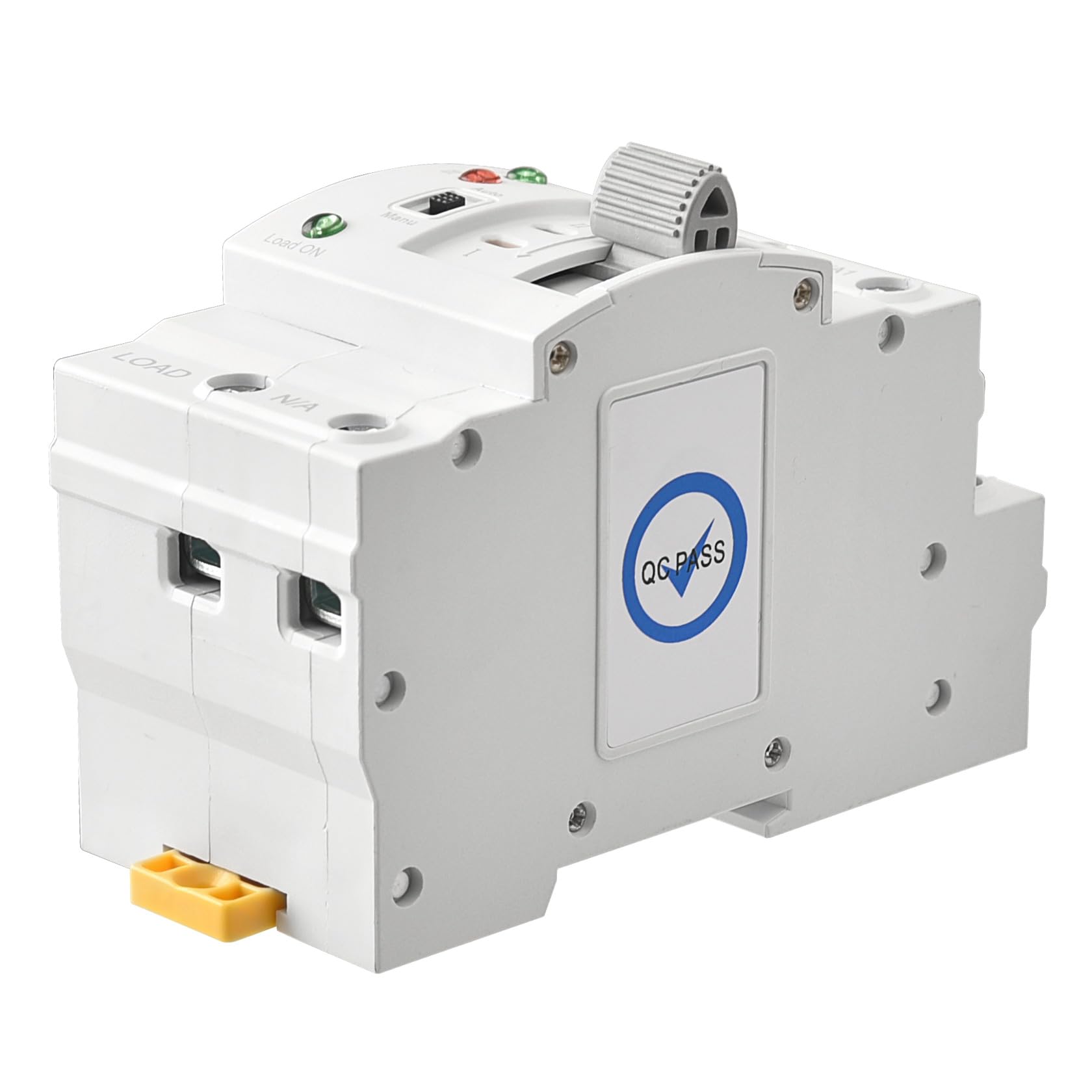 Heschen ATS Dual Power Automatisch überweisen Schalter, HSG2R-63, 2P, 63A 220VAC, PC Klasse, Stromversorgungssteuerung Unterbrechungsfreier Transferschalter, 35mm DIN-Schienenmontage