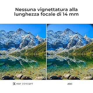 K&F CONCEPT Nano-Klear Filtro Polarizzatore Circolare CPL in Vetro Ottico con Nano-Rivestimento per Obiettivi 58mm + Un Panno di Pulizia