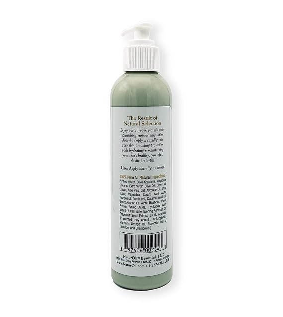 NaturOli Soft & Soothing Body Lotion - Olivander Scent - 8oz