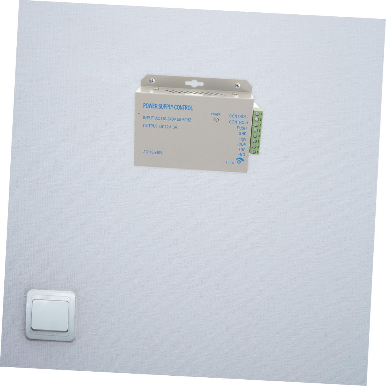 DOITOOL Access Control Power Supply Adapter with Lock Overload Protection Compact Design for Door Access Control Systems
