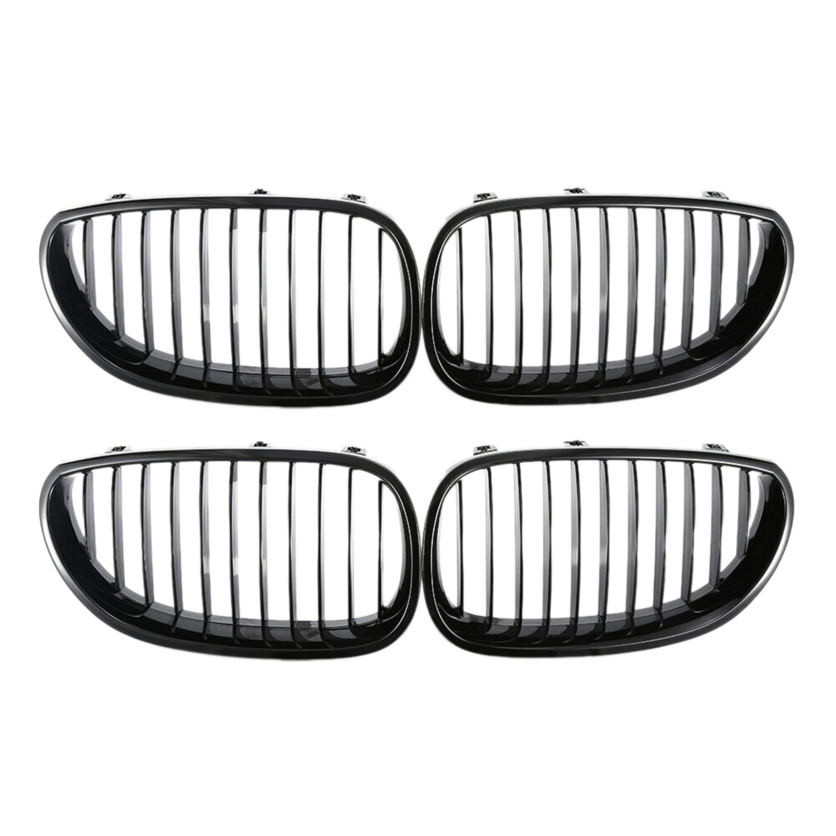Grille de calandre noir lustré pour BMW E60 E61 Berline et Break de 2003 à 2009 - 8