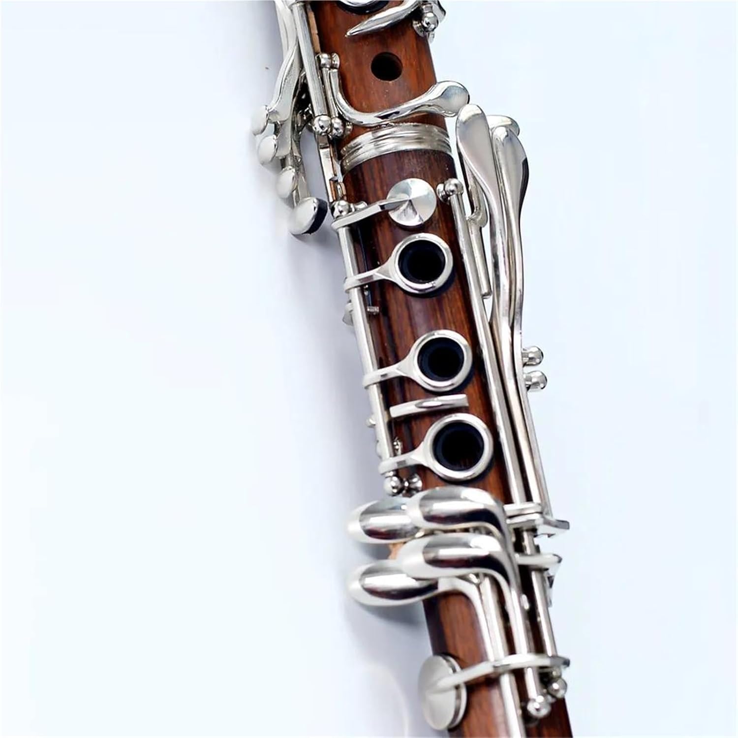 Professional B Flat Clarinet 17 Keys Rosewood Nickel Plated Clarinet Set