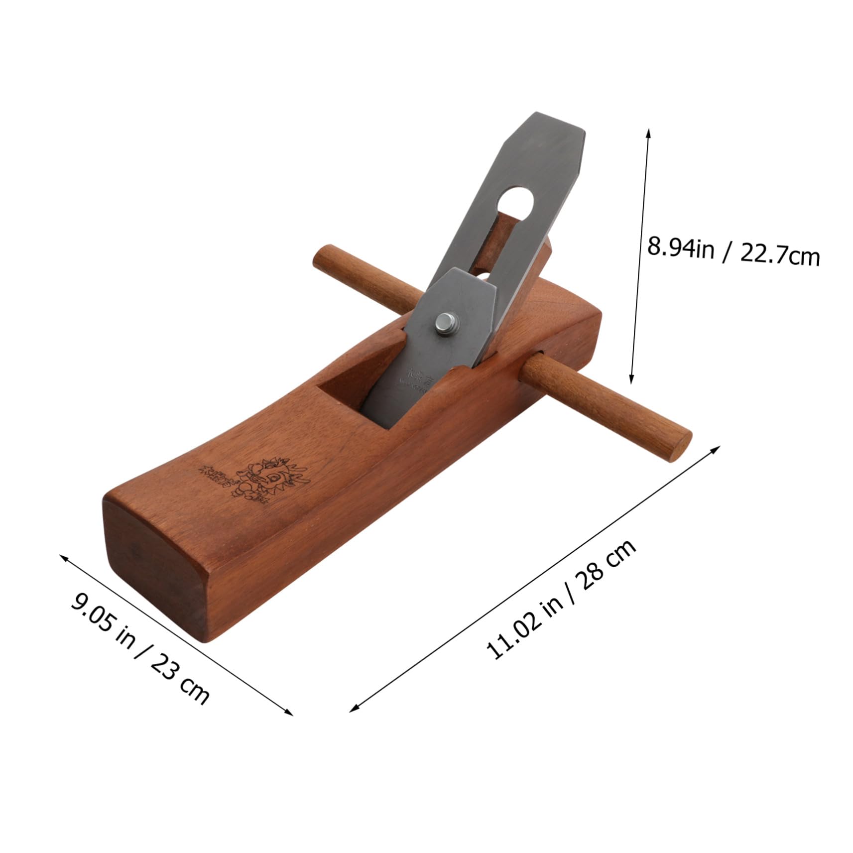 Ipetboom Pialla Manuale in Legno Resistente con Tagliente in Metallo Affilata per Falegnameria Utensile Artigianale per Lavorazione Precisa del Legno per Carpentieri e Appassionati di