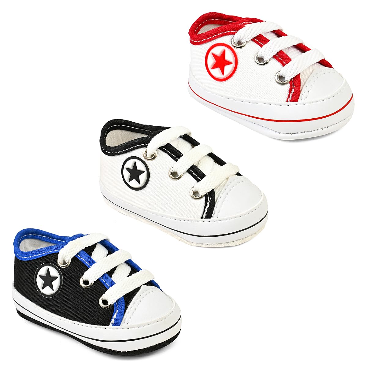 Kit 3 pares Sapatinho De Bebe para recém nascido T12 em promoção! Veja a oferta e mais achadinhos de Sapatos Infantis 2 Hoje é o melhor dia para comprar Kit 3 pares Sapatinho De Bebe para recém nascido T12 com aquele preço maroto! Promoção! Aproveite a oferta! 2