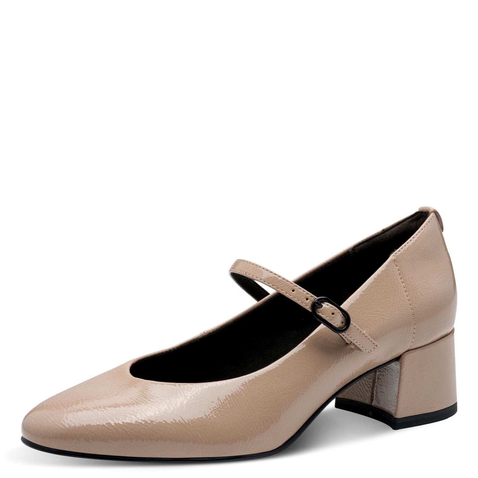 Tamaris Women's Vegan Court Shoes, Taupe, 6.5 UK