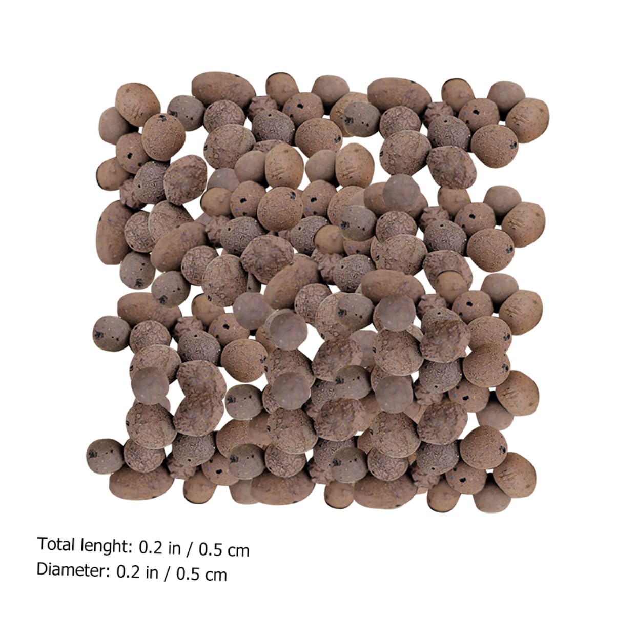 COLLBATH Ceramsita de Drenaje Absorbente y Transpirable para Jardinería Arcilla Expandida 05-1 CM 1 Kg para Cultivo y Decoración de Macetas Mejora Ventilación y Retención de Agua