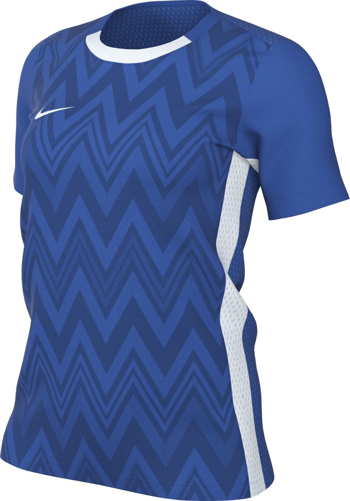 Nike FD7420-463 W NK DF CHALNG V JSY SS Sweatshirt Women's Royal Blue/White/White Size L