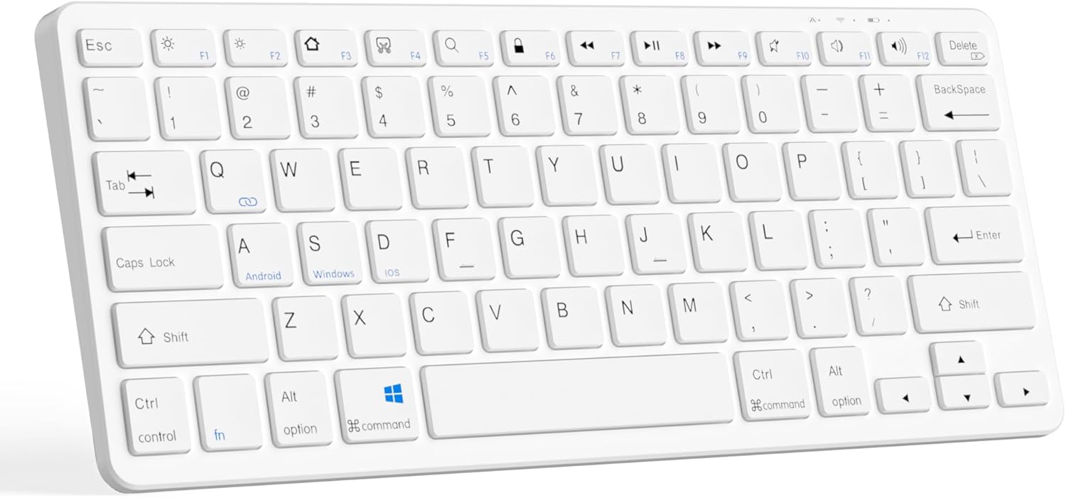 Bluetooth Keyboard Wireless Keyboard Ultrathin Compatible with iOS