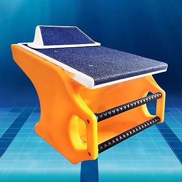 29-Inch Pool Take-Off Platform, Professional Heavy-Duty Diving Platform with Non-Slip Surface, 9 Inclined Diving Platform, Suitable for Swimming Pool Stadium Competitions