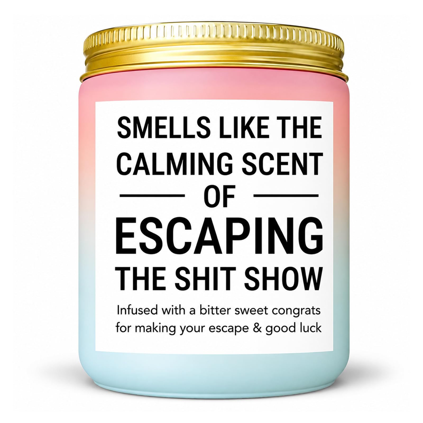 Funny Leaving Gifts for Colleagues Women Men, Unique New Beginnings Scented Candle Retirement Gift Sorry Your Leaving Farewell Gifts for Coworkers Goodbye Work Bestie, Friends, 3.5 Oz
