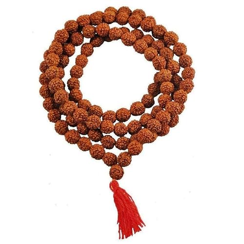 INKANAT Mala de Rudraksha (8mm) - auténtico collar Japa Mala