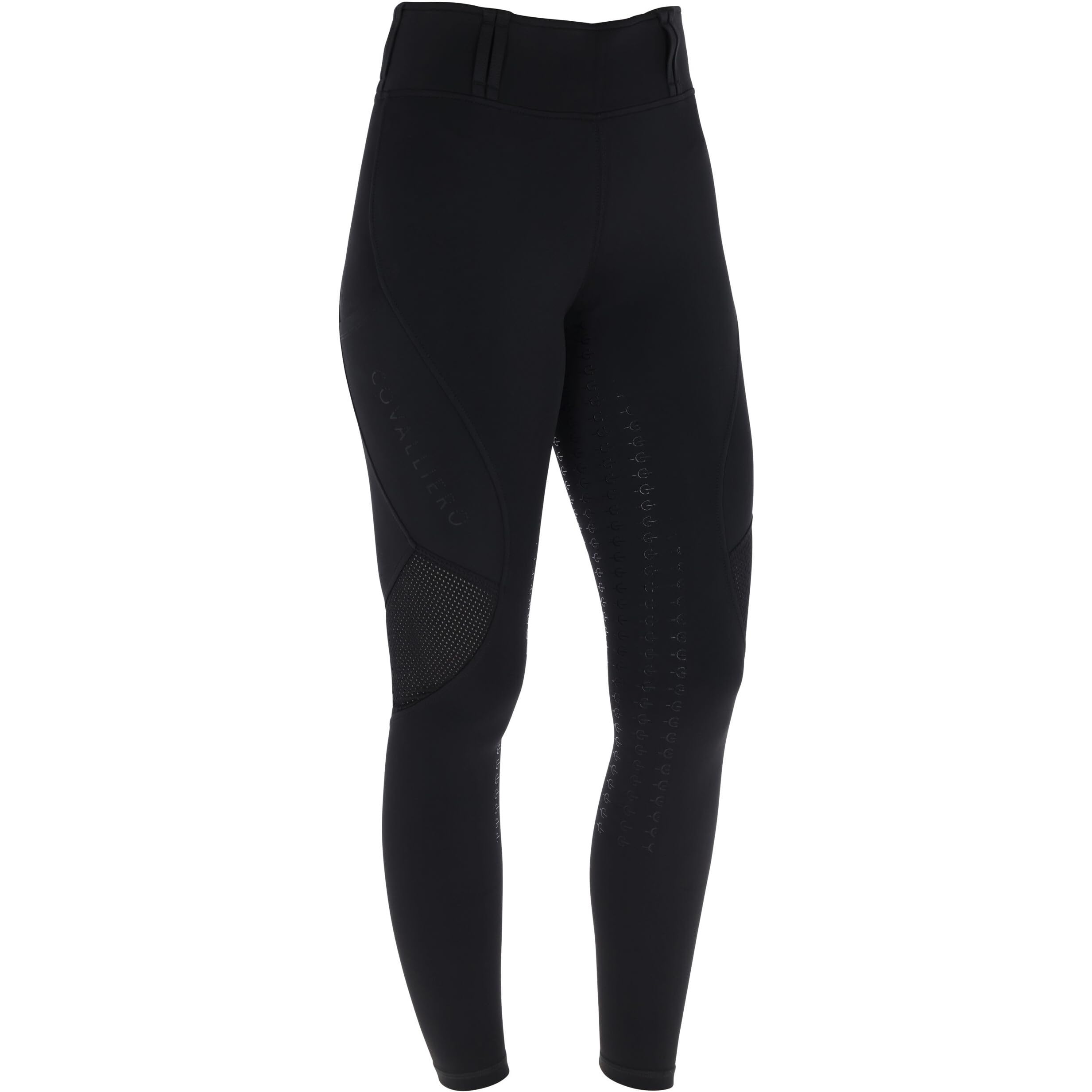 Covalliero - Damen Reitleggings Silikon Vollbesatz FS26 – Reithose mit Mesh-Einsätzen – Frühling & Sommer Reiterhose – weich, leicht & atmungsaktiv – viele Farben – Gr. 32-46
