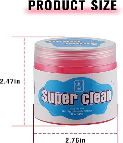 Miniatura 2 de Gel de limpieza universal para automóvil, gel de limpieza para detalles del automóvil, limpiador de grietas de polvo automotriz para ventilación de