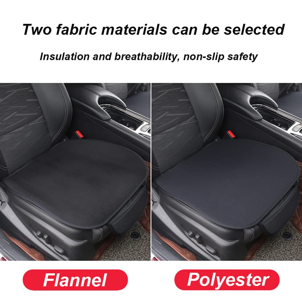 Compatible with Isuzu Dmax Mux Car Seat Protector with Organiser Pockets, Anti-slip Comfortable Soft and Warm Flannel Car Seat Cover with Car Emblem