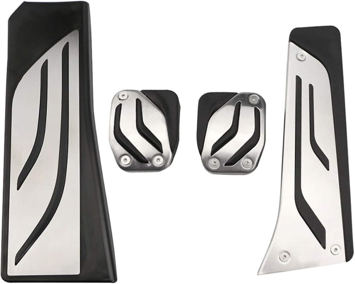 Replacement for BMW 5 6 7 Series E65 E67 E68 F01 F02 F10 F11 F07 F12 F13 Car Pedals Gas Brake Clutch Foot Rest Pedal Pad(Mt with Rest)