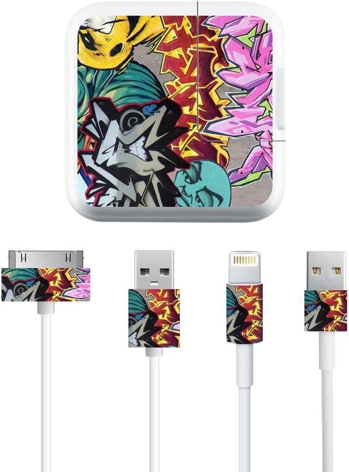 MightySkins Skin Compatible with Apple iPad Charge Kit wrap Cover Sticker Skins Graffiti Wild Styles