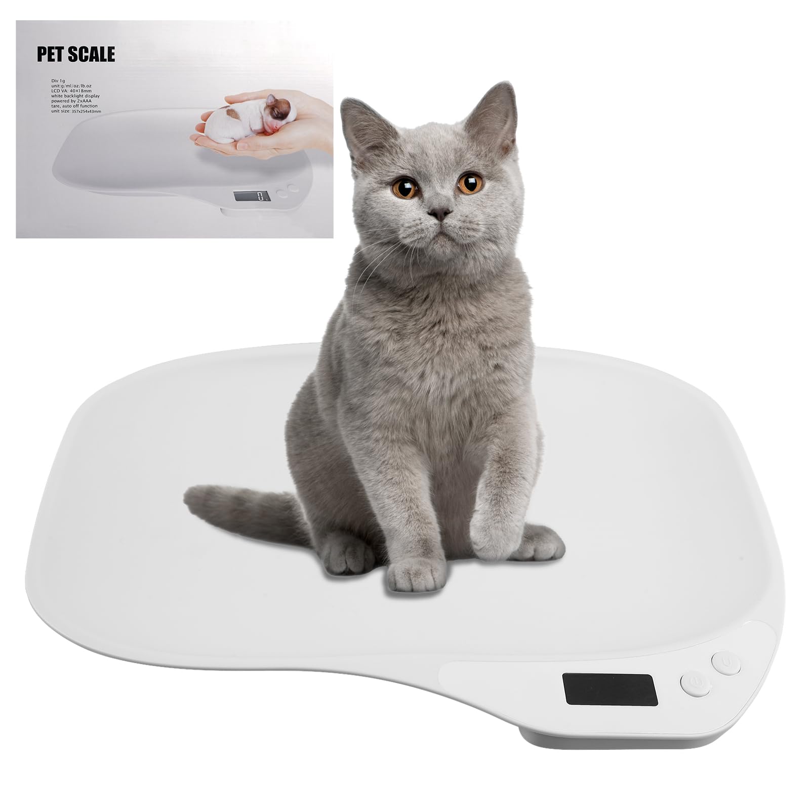 BORDEAG Balance pour Animaux et Pèse-Personne Numérique